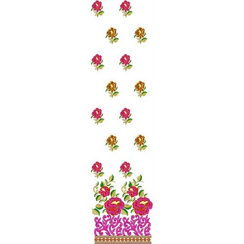 Suit Embroidery Design 5384