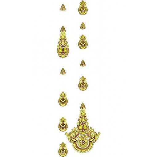 Beautiful Designer Suit Embroidery Design