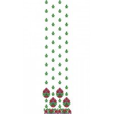 Punjabi Flower Suit Embroidery Design