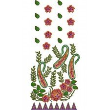 Brilliantly Latest Suit Embroidery Design