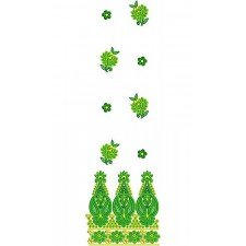 Ladies Fancy Chiffon Suit Embroidery Design