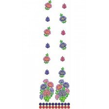 Promotional Latest Suit Embroidery Design