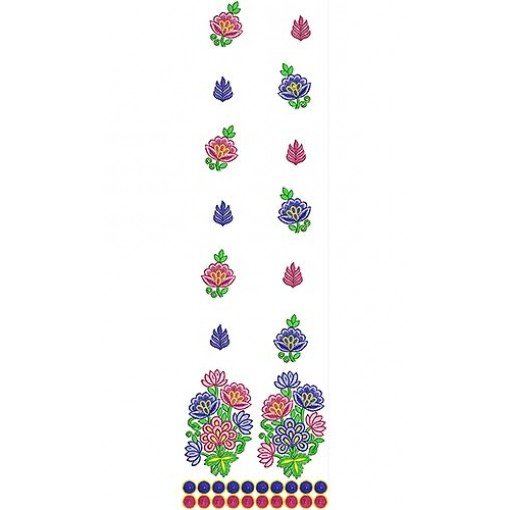 Promotional Latest Suit Embroidery Design