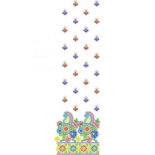 Swiss Voile Lace Suit Embroidery Design