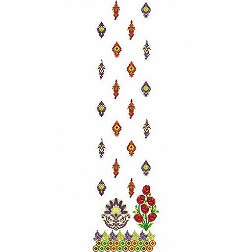 Lovely Princess Suit Embroidery Design