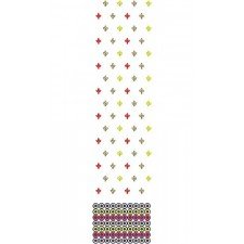 Round Stitches Suit Embroidery Design