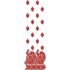 Embellished Lucknowi Thread Embroidery Design