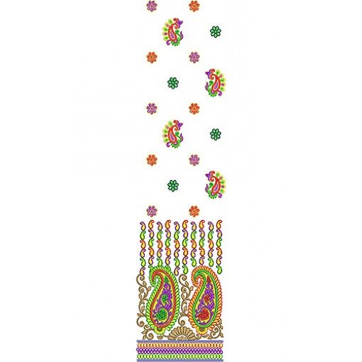 Lucknow Embroidery Design For Daman 5647