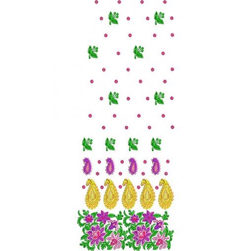 Latest Salwar Suit Daman Embroidery Design