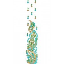 Pakistani Wedding Suit Embroidery Design