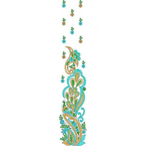 Pakistani Wedding Suit Embroidery Design