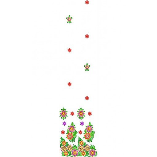 Urban Girls Suit Embroidery Design