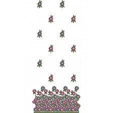 Banarasi Floral Suit Embroidery Design