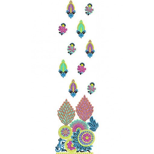 Arabian Dresses Embroidery Design