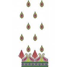 Italian Ladies Suit Embroidery Design