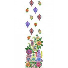 Abaya Style Dresses Embroidery Design