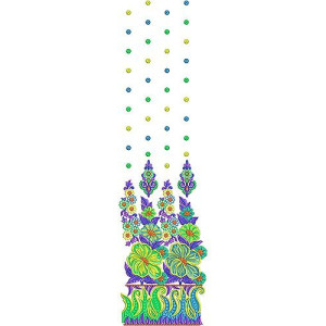 Traditional Pencil Dress | Embroidery Design
