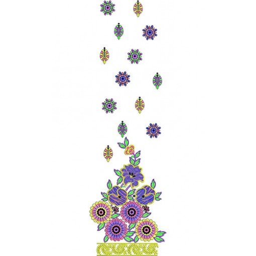 Skater Dress Embroidery Design