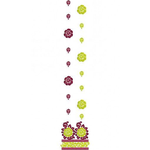 Ladies Wedding Suit Embroidery Design