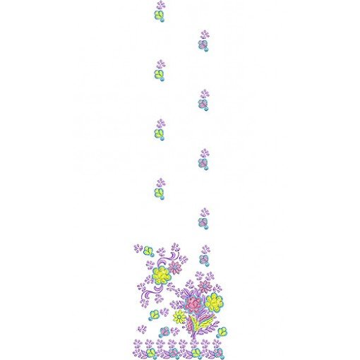 Blossom Season Clothing Embroidery Design