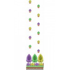 Tank Dress Embroidery Design