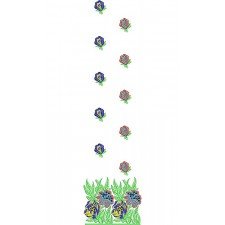 Gauzy Cotton Top Embroidery Design