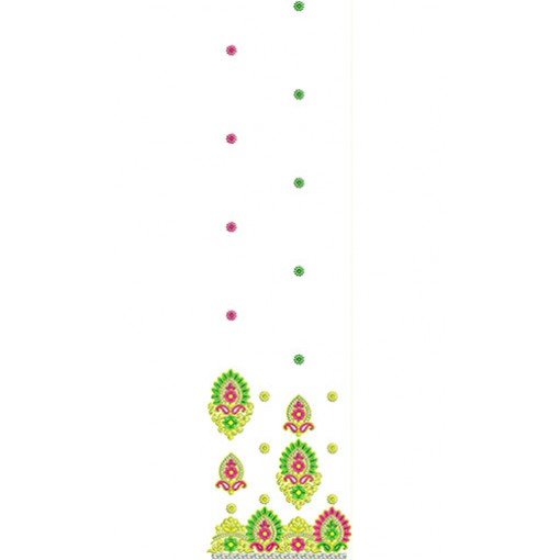 Yellow Punjabi Suit Embroidery Design
