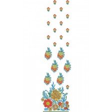 Multi Colors Suit Embroidery Design