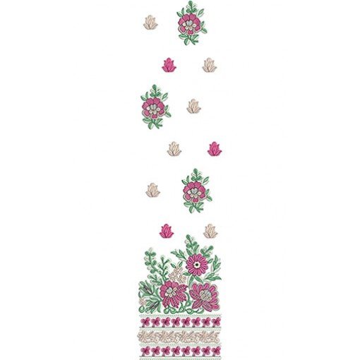 Gorgeous Chennai Suit Embroidery Design