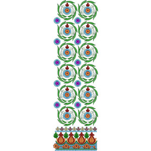 8677 Daman Embroidery Design