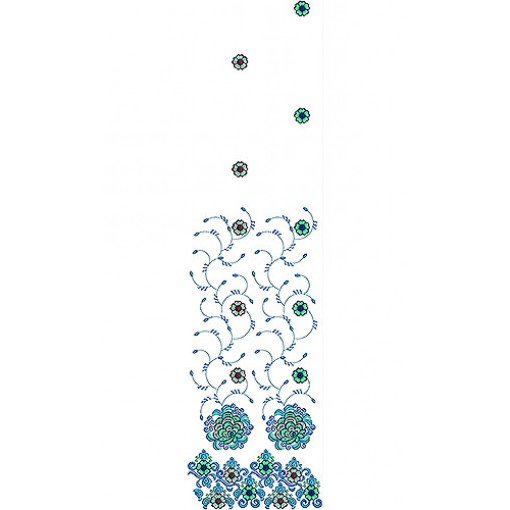 Cool Packing Style Saree Multi Embroidery Design
