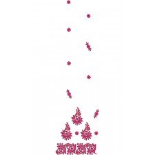 Handwork Saree Daman Embroidery Design