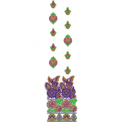UK Choice Designer Dress Embroidery Design