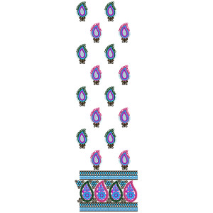 9147 Daman Embroidery Design