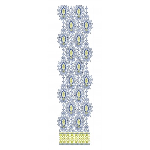 Daman Embroidery For Saree
