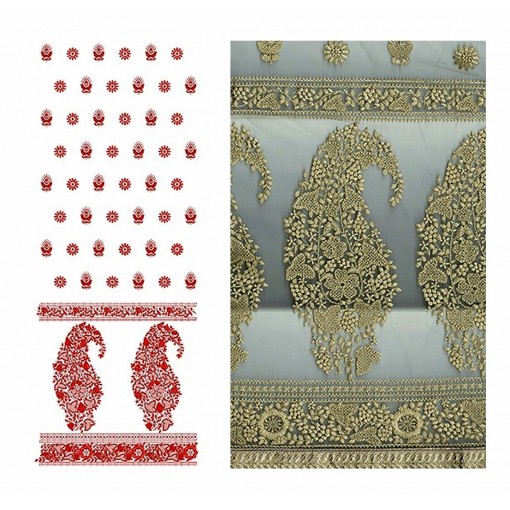 Daman Embroidery Design 19154