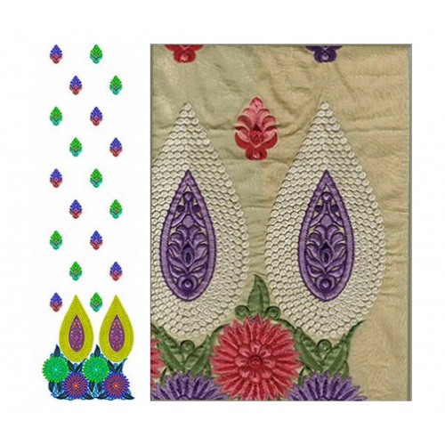 Punjabi Cotton Suit Embroidery Design