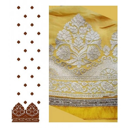 Royal Daman Embroidery Design 22657