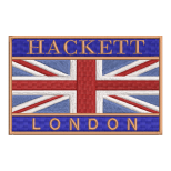 British Heritage London Union Jack Flag Crest Embroidery Design