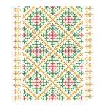 Intricate Ethiopian Tilet Embroidery Design