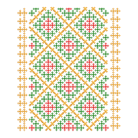 Intricate Ethiopian Tilet Embroidery Design