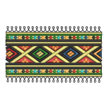Intricate Ethnic Geometric Border Embroidery Design