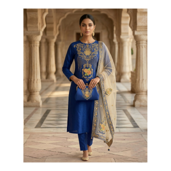 Luxury Baroque Royal Floral Embroidery Design