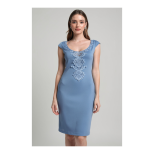 Royal Floral Symphony Neckline Embroidery Design