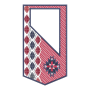 Geometric Agbada Neckline Embroidery Design