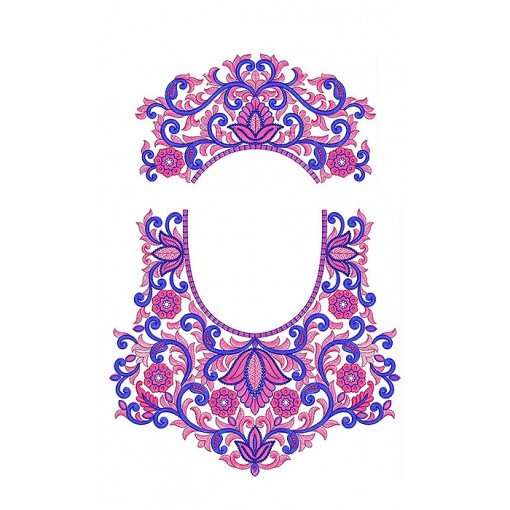 Latest Indian Back Neck Blouse Embroidery Designs