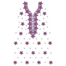 10112 Dress Embroidery Design