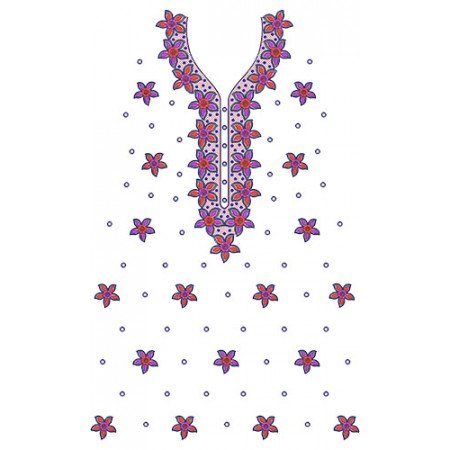 10112 Dress Embroidery Design