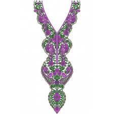 10114 Dress Embroidery Design
