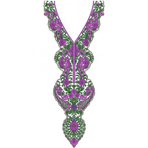 10114 Dress Embroidery Design